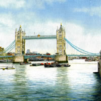 Tower Bridge - London Art Gallery - John Healey