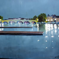 Henley Bridge Oxfordshire - Surrey Artist Doug Myers