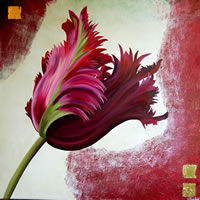 Floral Gallery - Tulip - Thames Ditton Artist Tiffany Budd