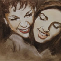 Liza Minnelli and Judy Garland - Portraits of people and pets