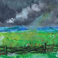 Thunderclouds painting - Weather Art Gallery