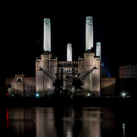 Battersea Power Station before development - Photographic Artist Sue Roche - Associate - Royal Photographic Society