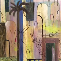 Moroccan Courtyard - Fine Art Prints - Hampton Artist Jennifer Brown