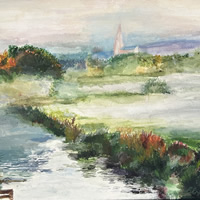 Chichester Cathedral Painting – Dorking Artist Ben Egan